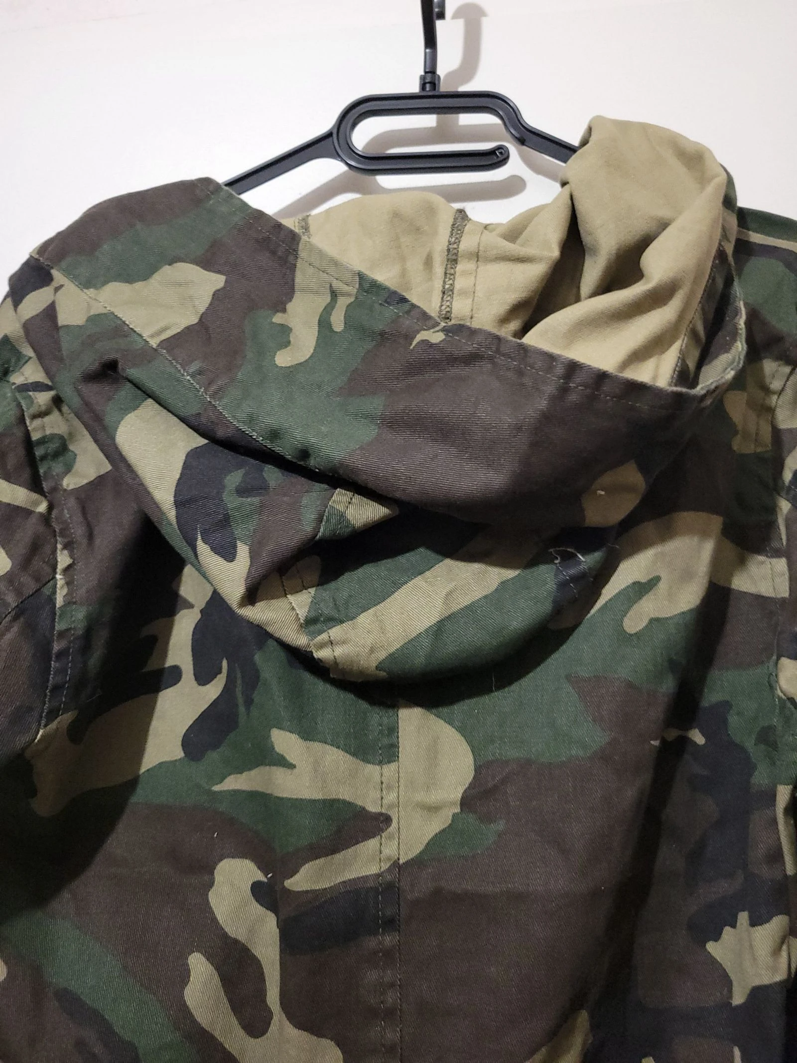 Casaco militar / parka camuflado com bordados (novo com etiqueta) t s-m – photo 8